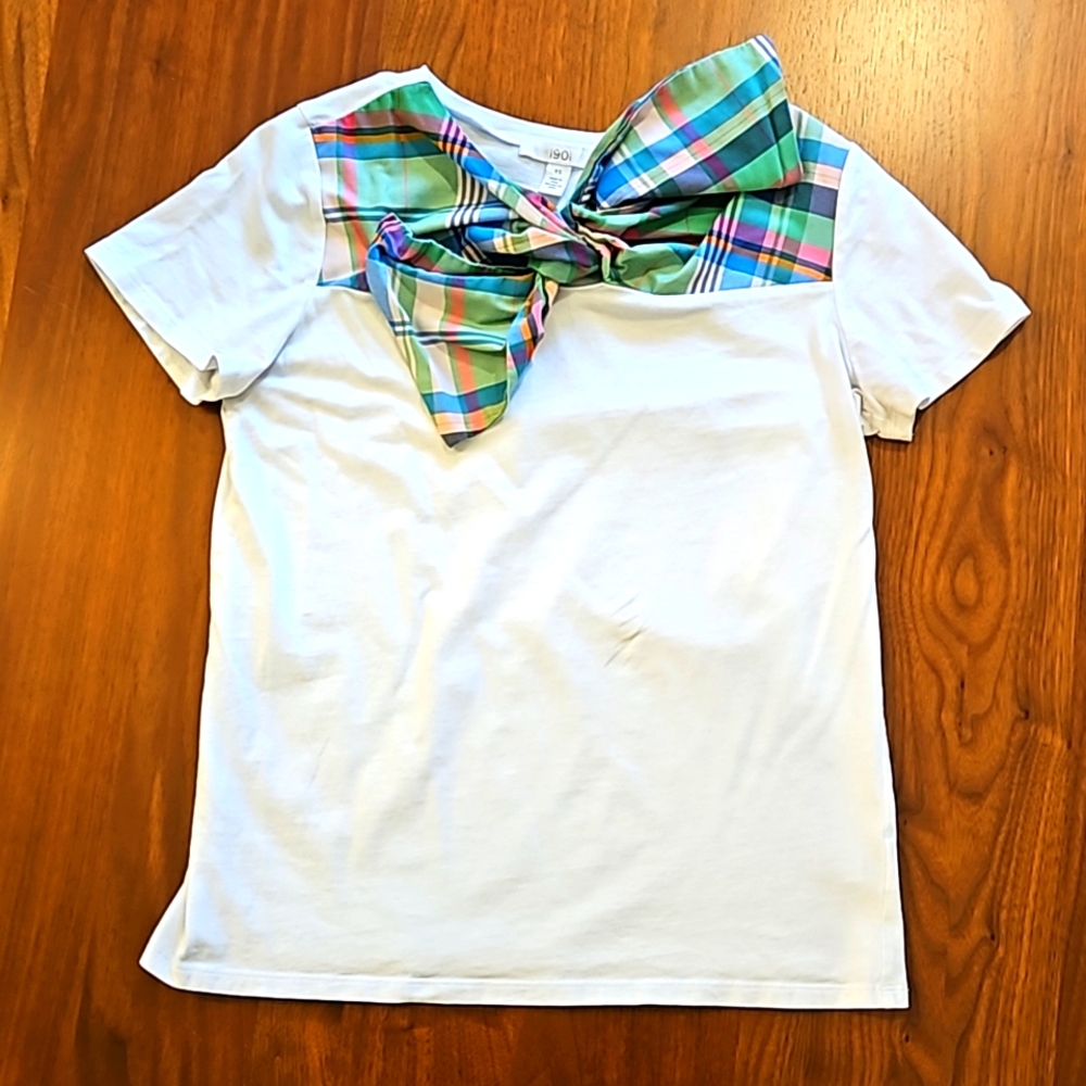 1901 Plaid Bow T-Shirt